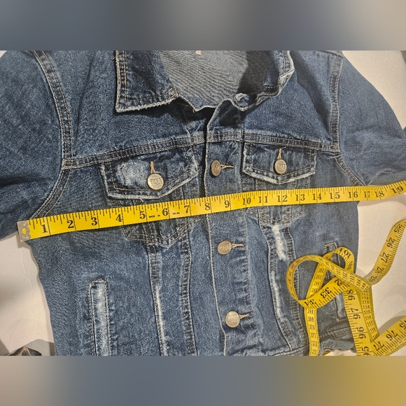 Free People 'Women's Size 4 Dark Denim Distressed - Picture 3 of 7